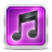 iTunes 10 Purple Rounded Icon